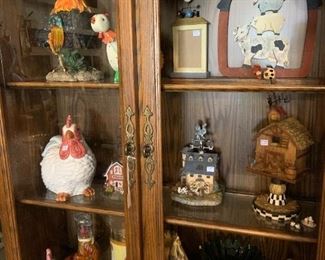 Chickens and roosters 