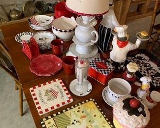 Cafe/Chef decorative items 