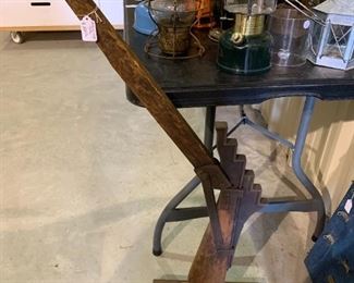 Antique wagon jack 