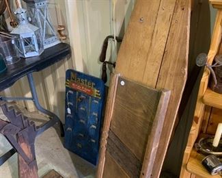 Wooden ironing board 