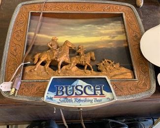 Busch Beer bar light 