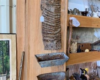 Catface and collection tins 