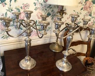 Sterling Silver Candlesticks 