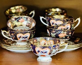 Royal Crown Derby Imari cups and saucers