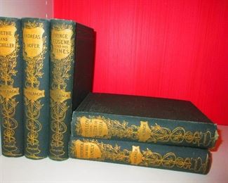 Louisa Mulbach's Historical Novels (Six Volumes) D. Appleton & Company, New York, 1897