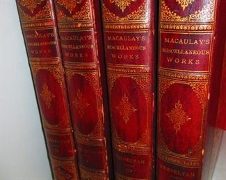 Antiquarian Books; Macaulay's Works (Five Volumes) Harper & Brothers, NY