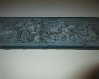 Detail of 18th Century French Study, Oil on Canvas