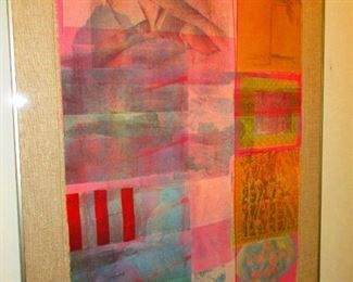 Framed Offset Lithograph in Colors by Robert Rauschenberg (American, 1925-2008)