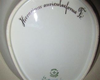 Detail of Bottom to One Royal Copenhagen Flora Danica Porcelain Plate