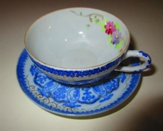 Antique Chinese Export Cup and Saucer