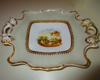 Mid 19th Century English Handled Dish