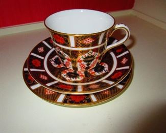 Royal Crown Derby Imari Porcelain Cup and Saucer