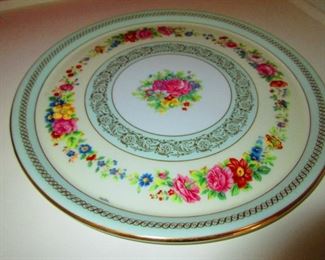 Signed Hand-Painted Limoges Platter