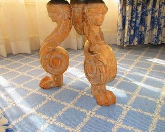 Antique Baroque Fragment Converted to a Table