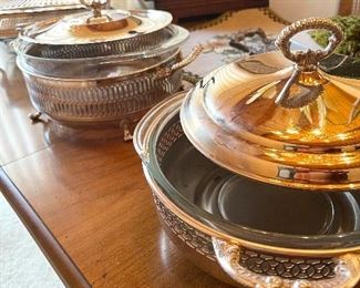 Beautiful silverplate serving pieces