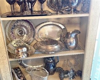More silverplate pieces