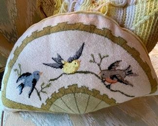 Needlepoint pillows