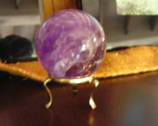 a variety of crystals 