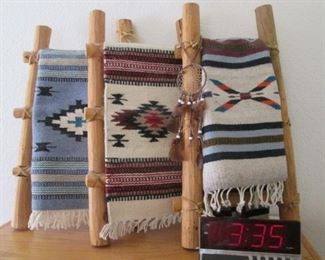 Southwest Textile & Pole Ladder Decor