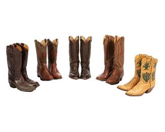 (5) Pairs of Cowboy Boots