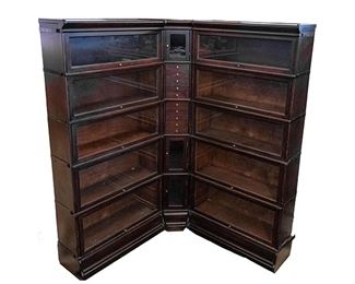 Globe-Wernicke Co. Corner Arrangement Stacking Bookcase

