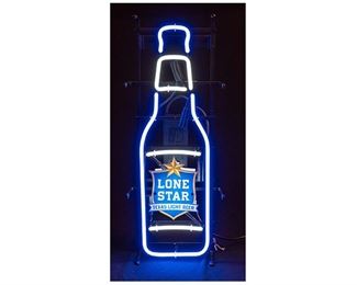 Lone Star Beer Bottle Neon Sign