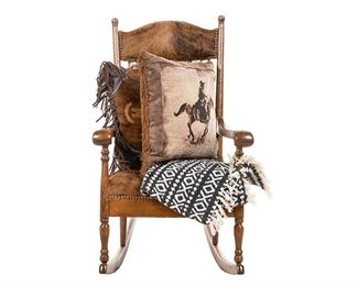 Ranch Style Hide Rocker