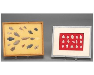 Collection of Knapped Arrowheads
