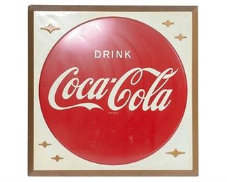 Drink Coca-Cola Tin Advertising Sign
