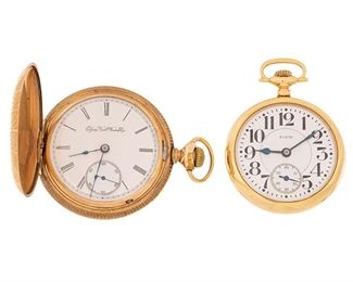 Antique 14k Gold Elgin Pocket Watch