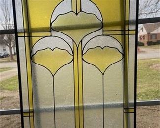 Faux Stained Glass Panel 