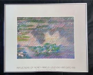 Marcus Uzilesky Reflections of Monet Print