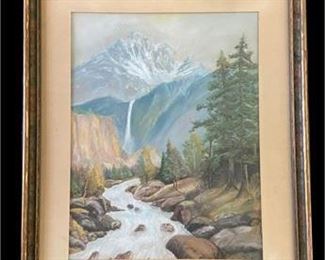 Original Eduard Uhlik Drawing 