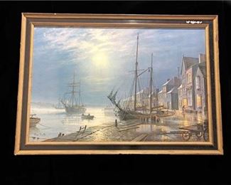 Roger Charles Desoutter Appledore by Moonlight 