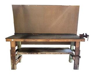 Wood Workbench  Vice 