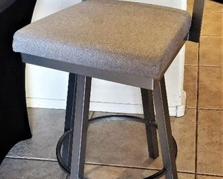 Mid-century modern metal bar stool.