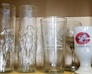 Nude women glasses. Cincinnati reds cup.