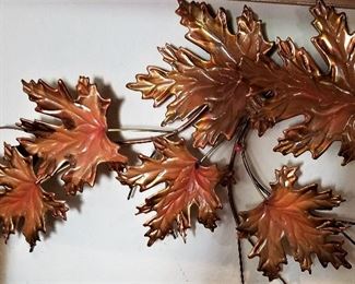 Metal leaves
