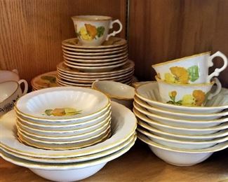 More of the yellow dishes