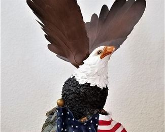 Large eagle collection. Eagles with the American Flag.