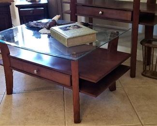 Matching coffee table with drawer