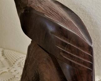 Eagle ironwood sculpture