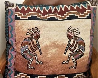 Kokopelli southwest pillow