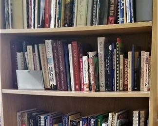 Lots of books. Cookbooks too.