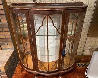 Vintage Short Curio Cabinet