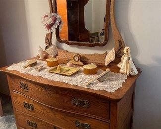 Antique Dresser w/ Mirror