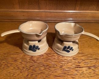 Vintage Pfaltzgraff Folk Art Butter Warmer