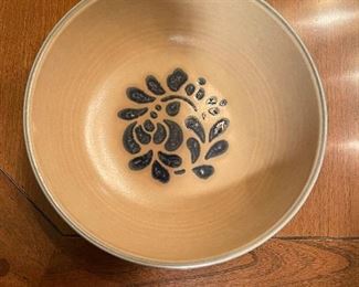 Vintage Pfaltzgraff Folk Art 7” Serving Bowl X 6