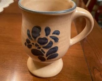Vintage Pfaltzgraff Folk Art Grandmug X 6