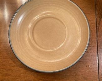 Vintage Pfaltzgraff Folk Art Saucer X 12